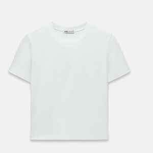 Zara White Tee